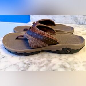 Teva Pajaro Brown Flip Flop Rugged Thong Sandals Shoes 1002432 Mens size 10